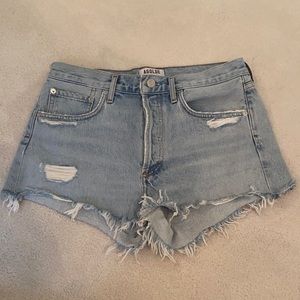 Agolde Ripped denim shorts
